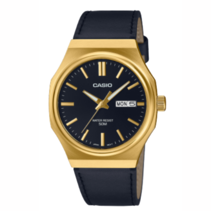Casio General MTP-E735GL-1AV Leather Strap Men Watch